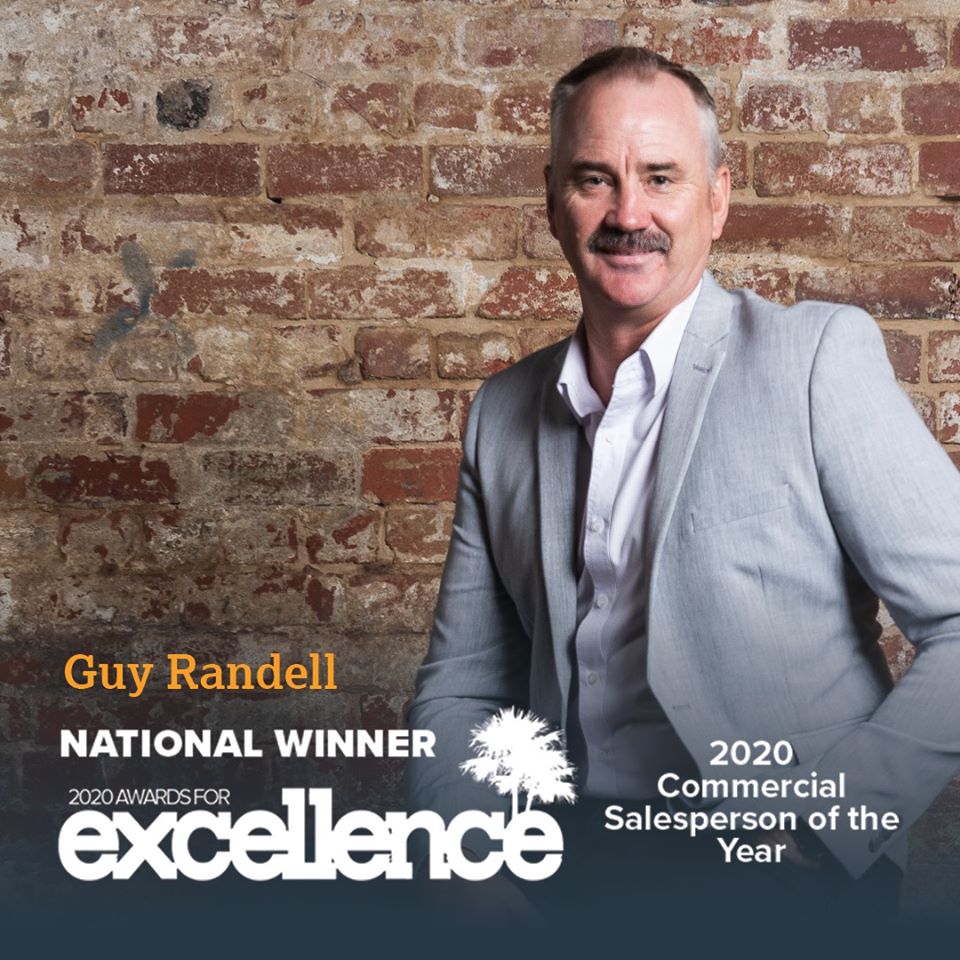 Guy Randell Named 2020 REIA National Awards for Excellence Commercial Salesperson of the Year