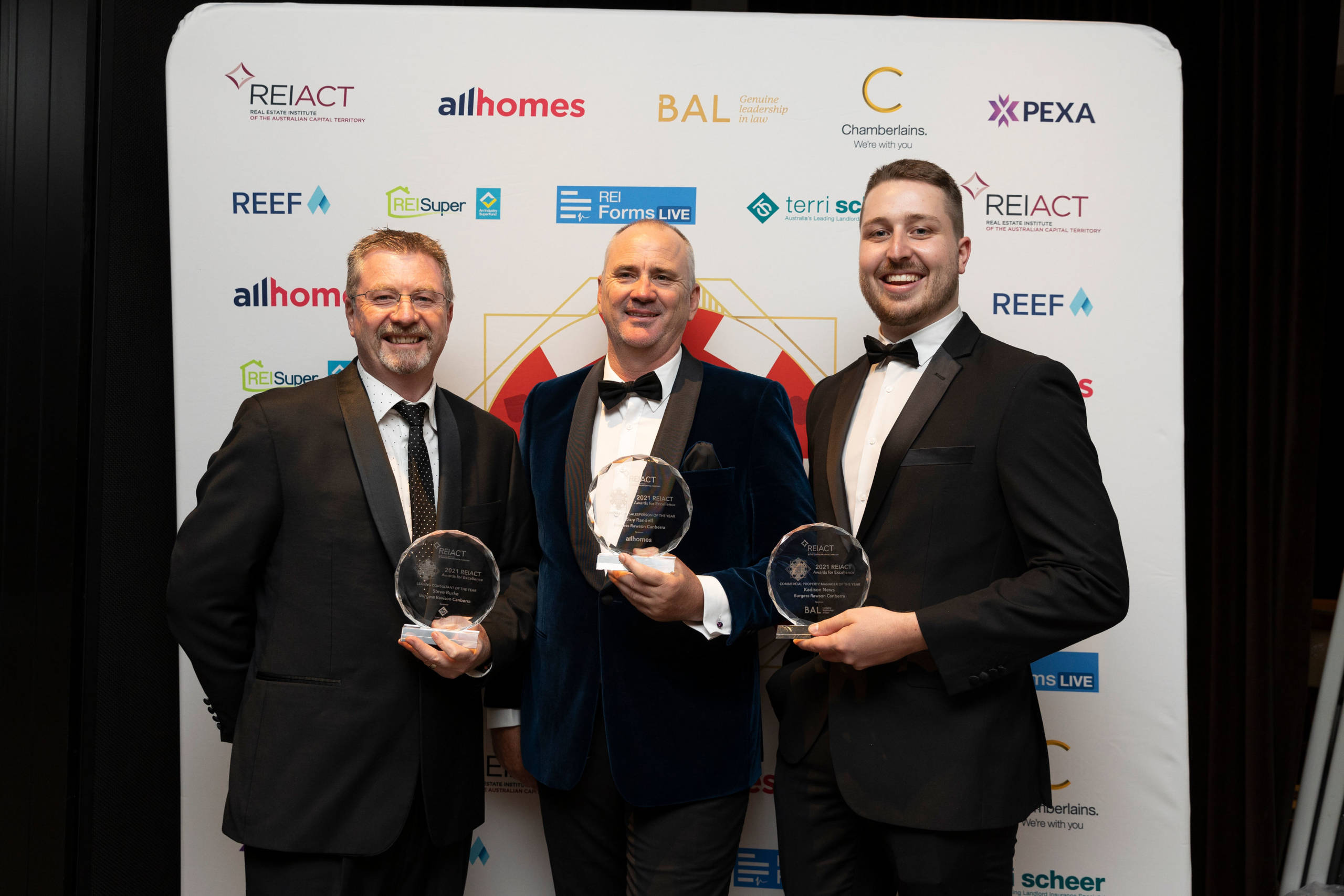 Three for three: Burgess Rawson Canberra takes out three REIACT Awards, Guy Randell named Commercial Salesperson of the Year for third consecutive year